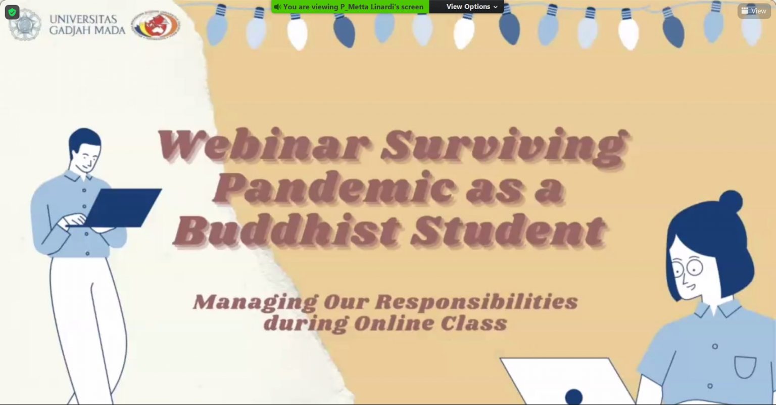 Webinar Surviving Pandemic as a Buddhist Student